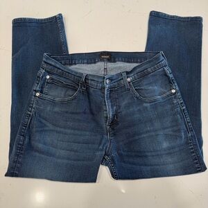 Hudson Men’s Blake Slim Straight Blue Jeans 34x26